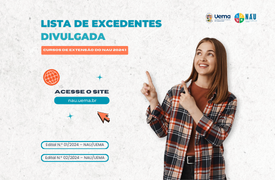 CONVOCAÇÃO DE EXCEDENTES – Cursos de Extensão NAU/UEMA 2024.1