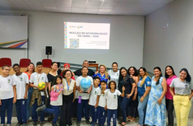 Educação inclusiva em prática: NAU recebe estudantes do fundamental para vivência com acessibilidade