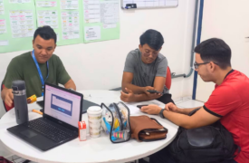 Alunos do Curso de Ciências Biológicas conhecem de perto as ações de acessibilidade do NAU