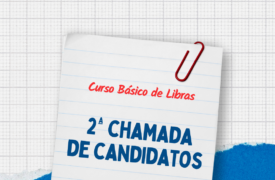 NAU publica segunda chamada para o Curso de Libras – Nível Básico