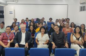 Secretário Alberto Bastos visita NAU e dialoga com estudantes sobre acessibilidade na Uema