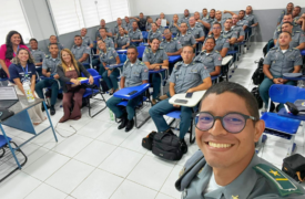 NAU promove roda de conversa sobre inclusão com discentes do Curso de Formação de Oficiais da Polícia Militar